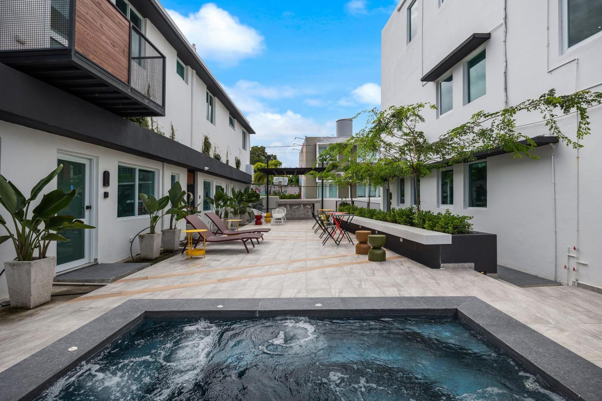 One-Bedroom Apartment with Garden View